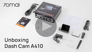 70mai Dash Cam A410 2.5K HDR Dual with GPS - XIAOMI HOME KENYA OFFICIAL AUTHORIZED STORE