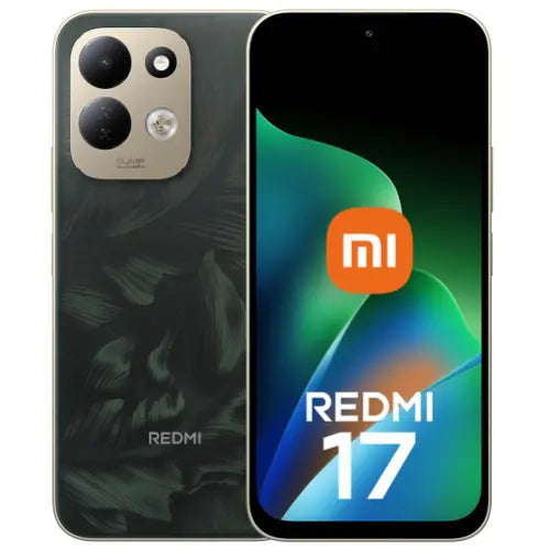 REDMI 17 4G 4+128 Midnight Black, 7500mAh Battery, Free Earbuds, 25Months warranty