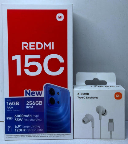 Redmi 15C 8+256 Midnight Gray, Get Free Xiaomi Type -c earphones - XIAOMI HOME KENYA OFFICIAL AUTHORIZED STORE