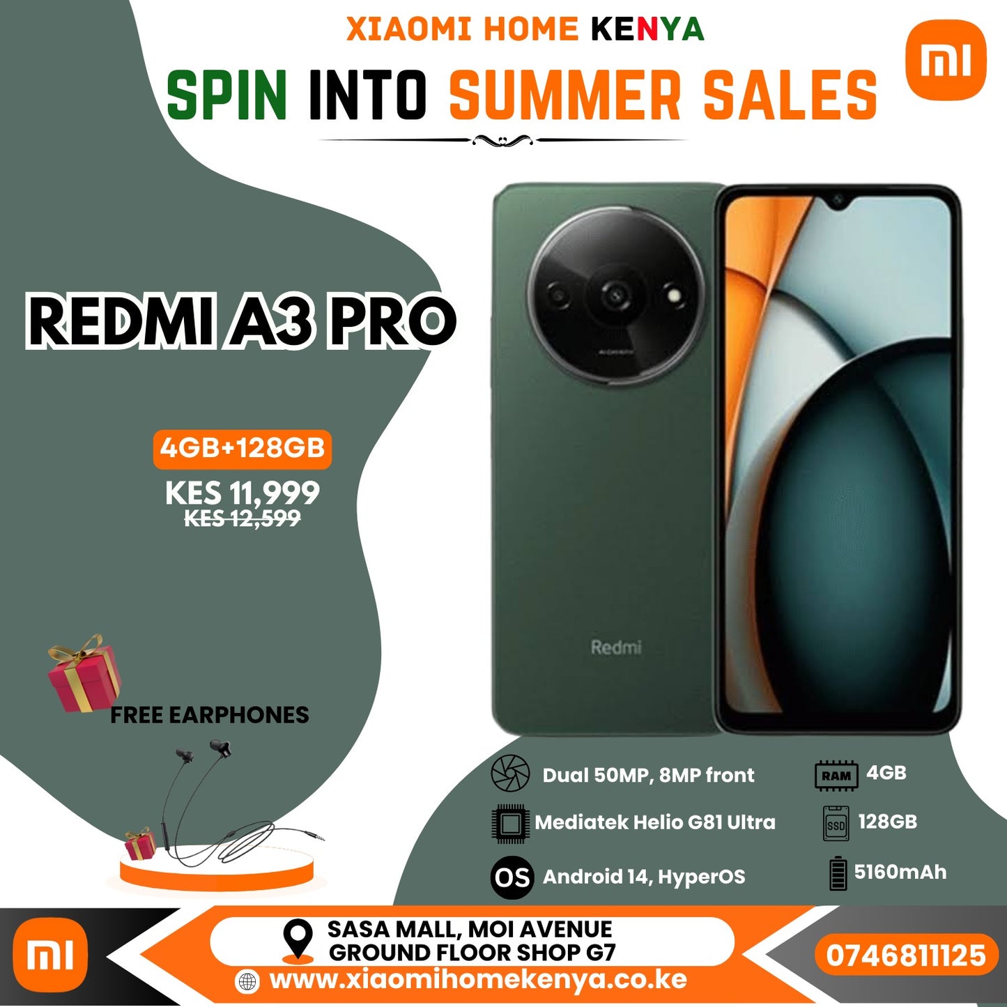 Redmi A3 Pro 4+128 Black