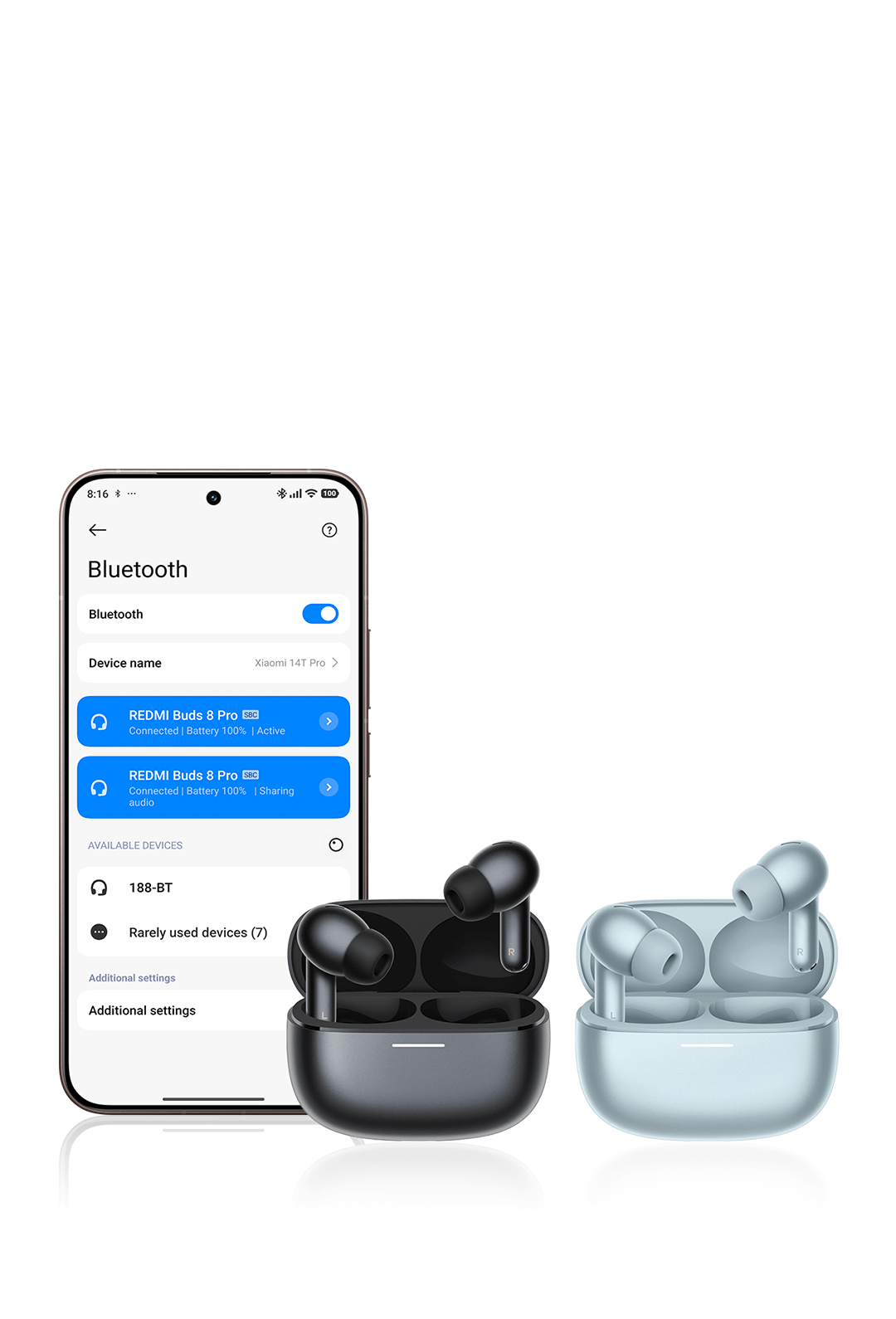 REDMI Buds 8 Pro, ANC, 1 Year Warranty