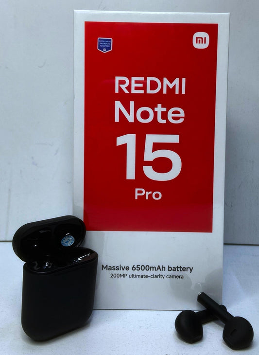 Redmi Note 15 Pro, 8+256GB, 200MP Camera, 6500mAh Battery, Free Buds