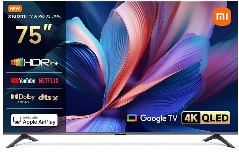 Xiaomi TV A Pro 75 2026, Bright QLED 4K Ultra HD - XIAOMI HOME KENYA OFFICIAL AUTHORIZED STORE