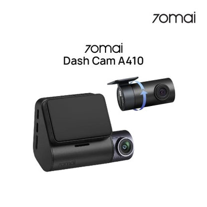 70mai Dash Cam A410 2.5K HDR Dual with GPS - XIAOMI HOME KENYA OFFICIAL AUTHORIZED STORE