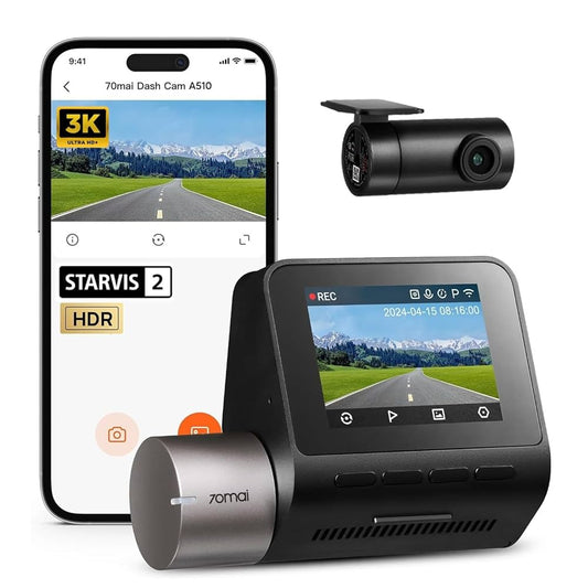 70MAI Dash Cam A510 3K Set Stravis 2