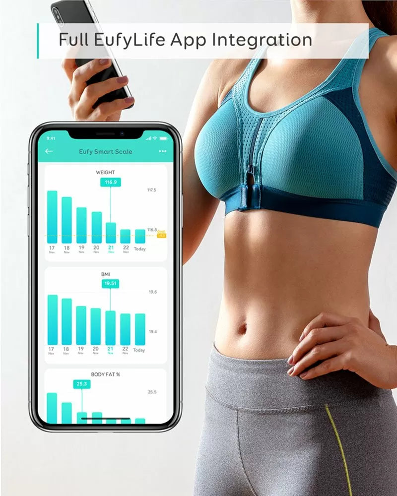 Eufy Clean Smart Body Scale C1 - Black - XIAOMI HOME KENYA OFFICIAL AUTHORIZED STORE