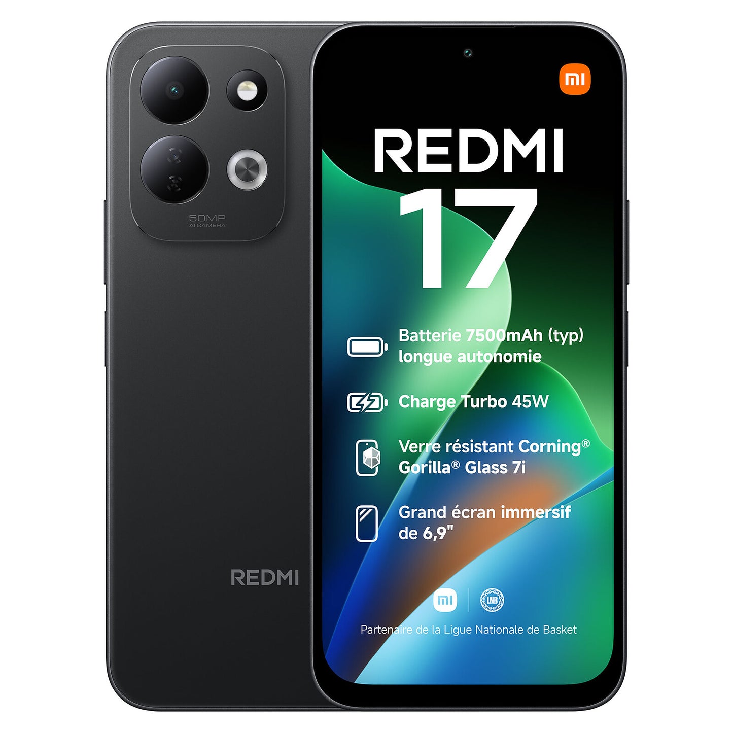 REDMI 17 4G 6+256, 7500mAh Big Battery, Free Earbuds, 25Months warranty