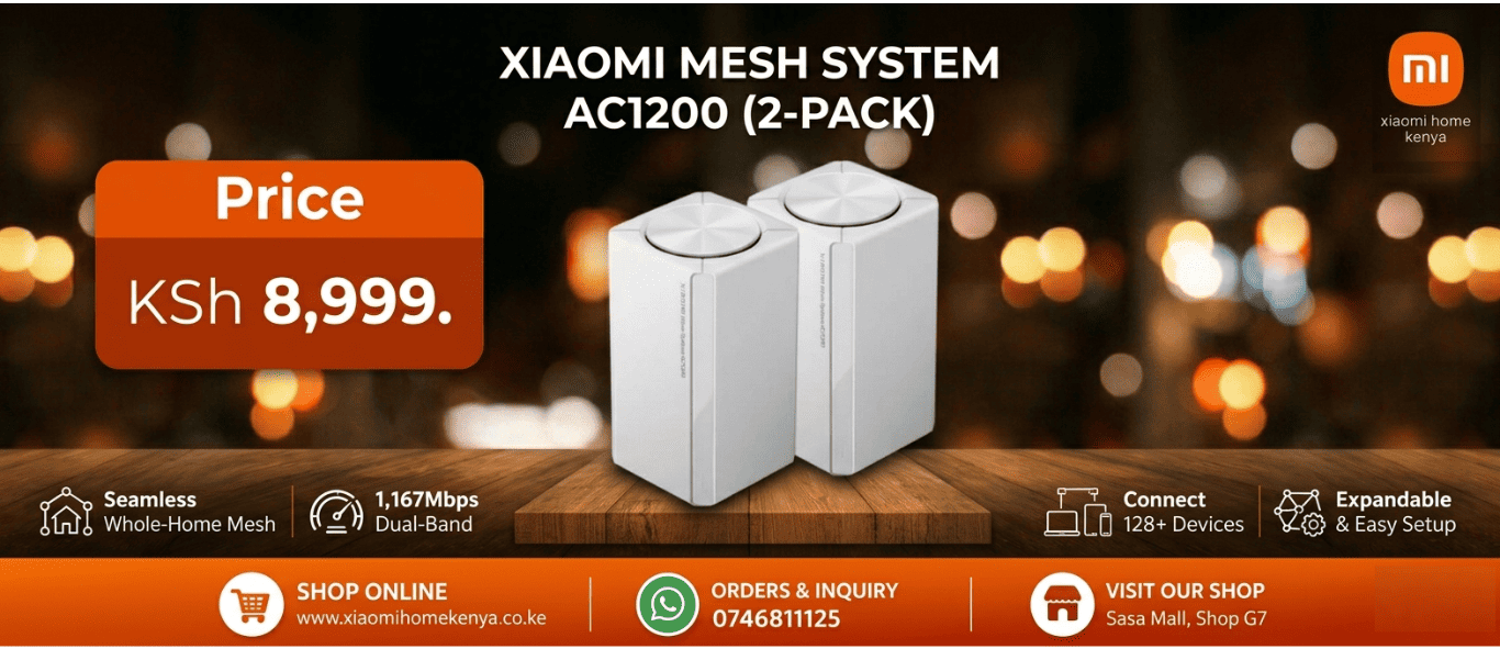 Xiaomi Mesh System AC1200 Price in Kenya April 2026
