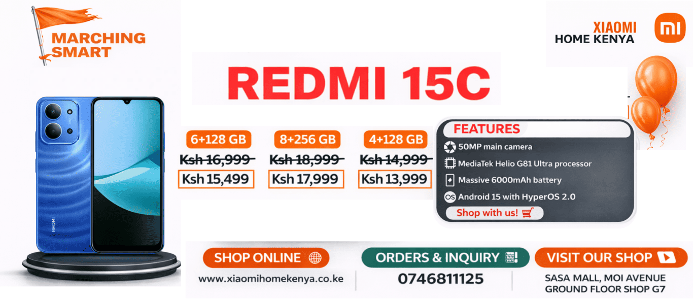 Redmi 15C Price in Kenya March Update 2026