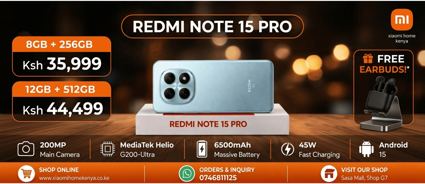 Redmi Note 15 Pro price in Kenya April 2026