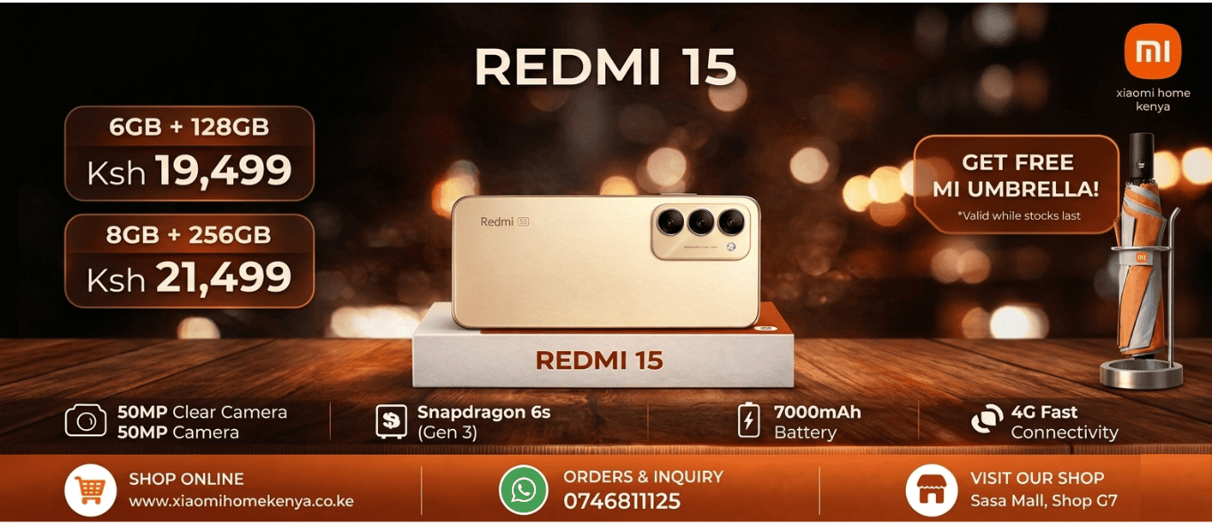 Redmi 15 price in Kenya April 2026