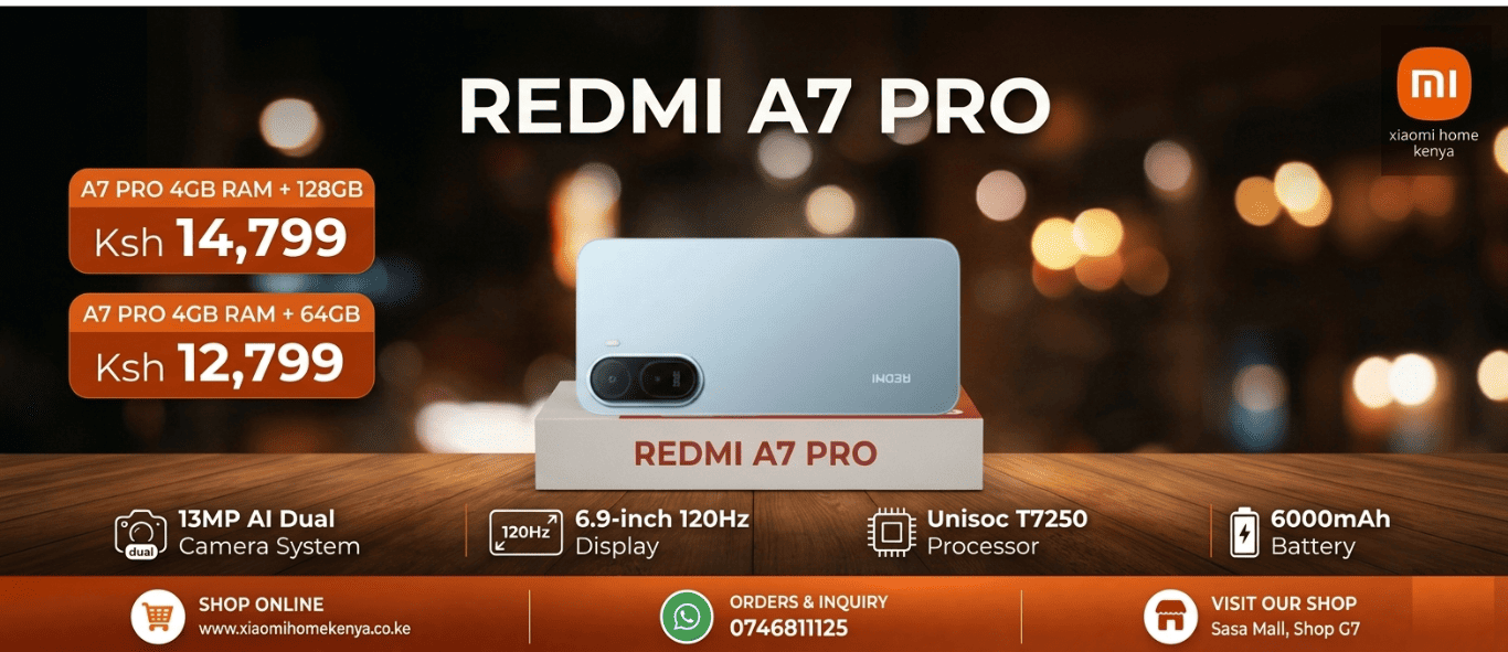 Redmi A7 Pro price in Kenya April 2026