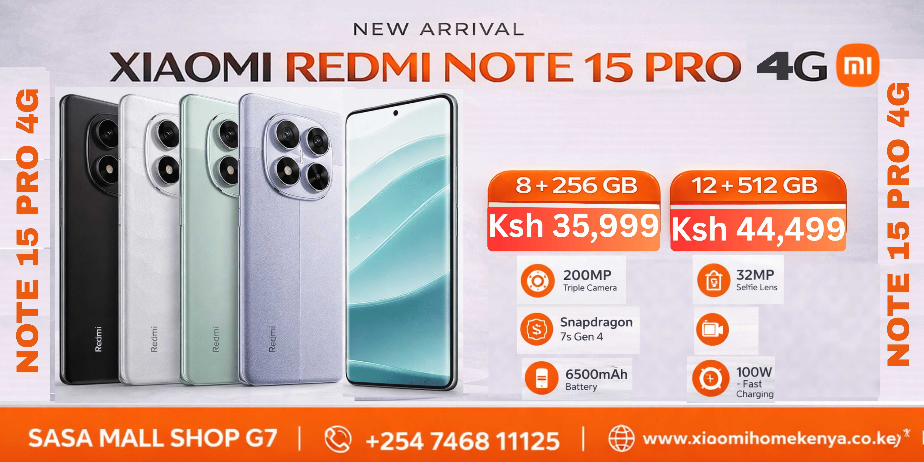 New Arrival Redmi Note 15 Pro Price in Kenya