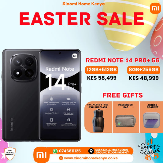 Redmi Note 14 Pro + 5G 8+256, Free Redmi Buds 6 Active and Xiaomi Basket