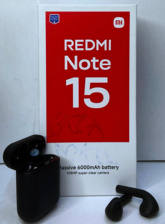 Redmi Note 15 6+128GB, 6000mAh Battery, 108MP Camera, Free Buds