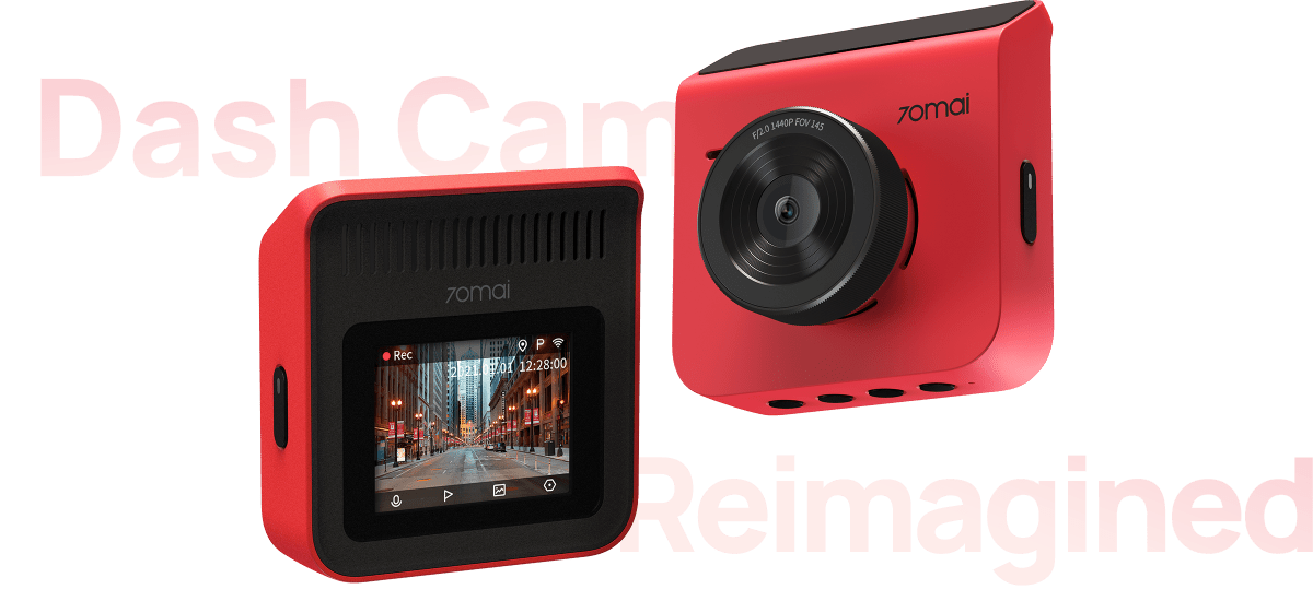 70 Mai Dash Cam A400+ Rear | 1440P Resolution | APP Control - XIAOMI HOME KENYA OFFICIAL AUTHORIZED STORE