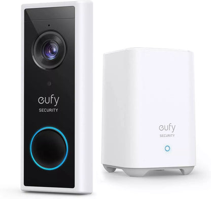 Eufy Video Doorbell 2K (Battery-Powered) - Black + White - XIAOMI HOME KENYA OFFICIAL AUTHORIZED STORE