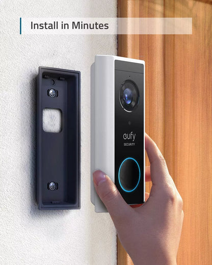 Eufy Video Doorbell 2K (Battery-Powered) - Black + White - XIAOMI HOME KENYA OFFICIAL AUTHORIZED STORE