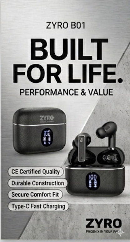 ZYRO-B01 Earbuds, ANC