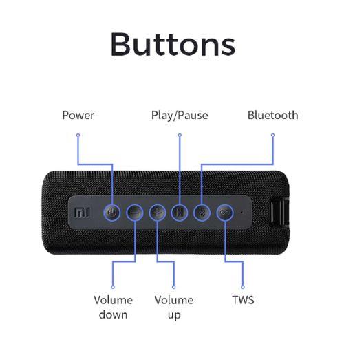 Xiaomi Mi Portable Bluetooth Speaker (16W) - XIAOMI HOME KENYA OFFICIAL AUTHORIZED STORE